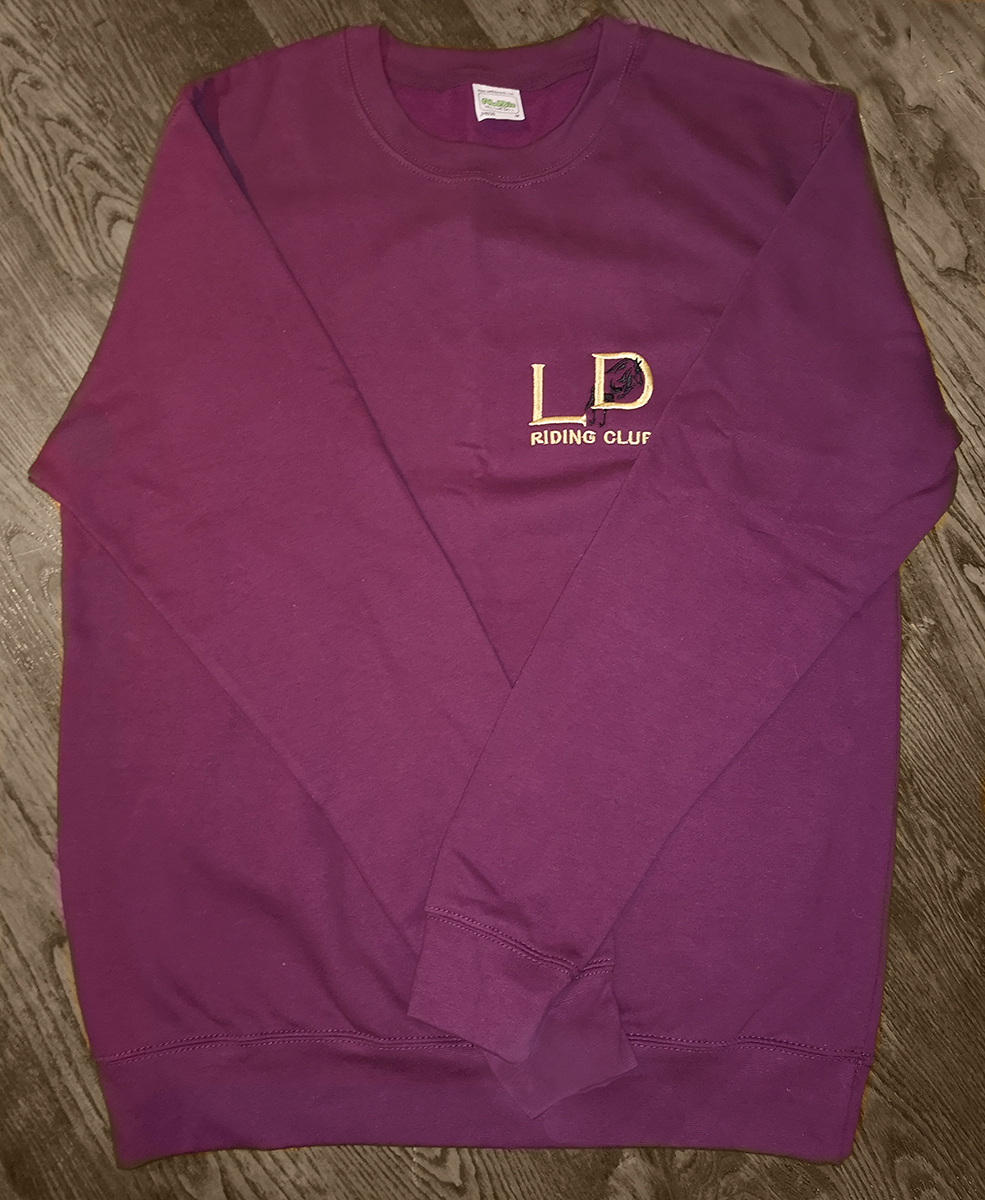 Sweat Shirt - £18.00 (front and back emb)